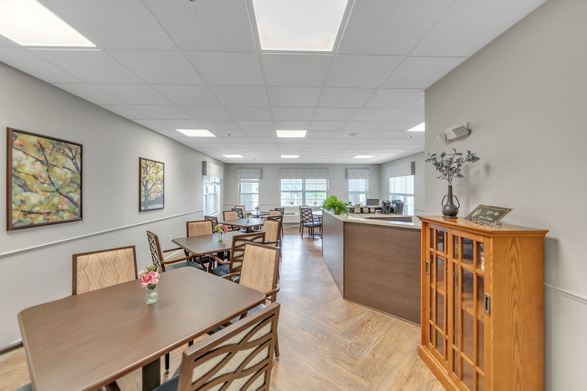 - Grace Management Interior of community at Parkrose Estates, a trusted choice for senior living near Fayetteville, NY.